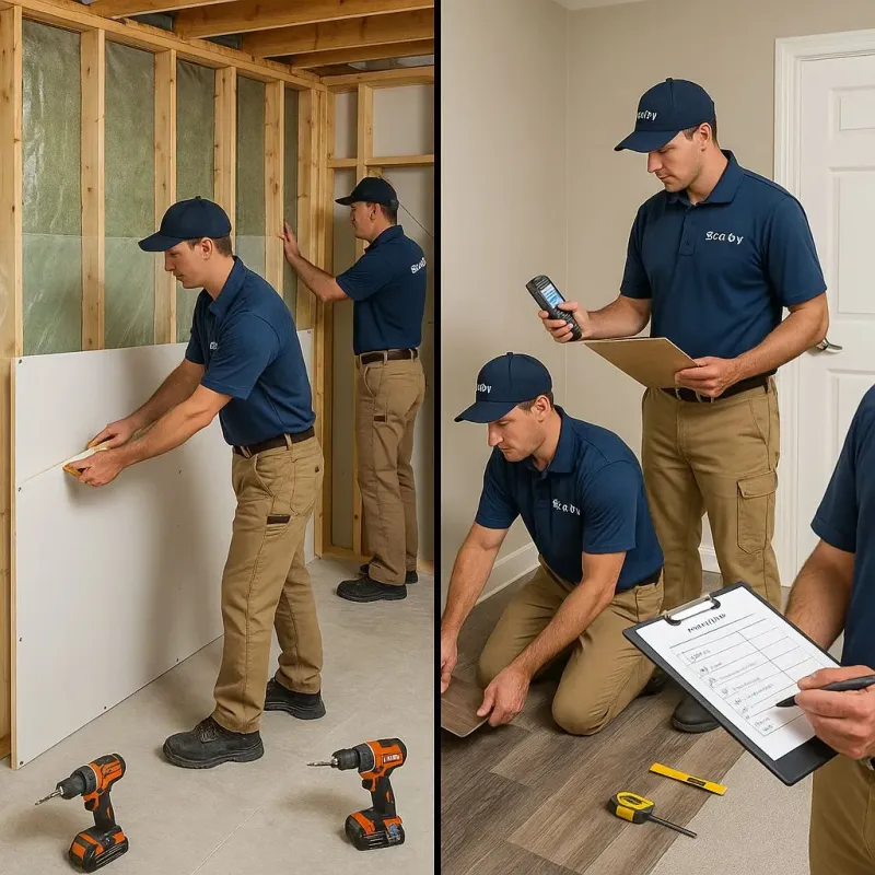 Repairs and Reconstruction process in North Fond du Lac, WI